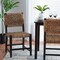 Baxton Studio Alise Modern Bohemian Dark Brown Mahogany Wood and Banana Fiber Dining Chair 228-13102-ZORO - alternate 9